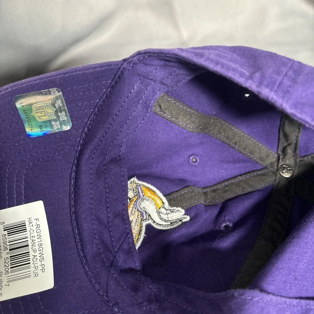 47 Minnesota Vikings Clean Up Hat Purple NFL Adjustable Strapback Dad Cap NEW